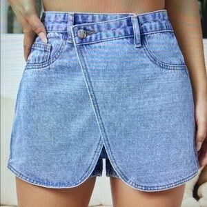 Denim Athletic Shorts